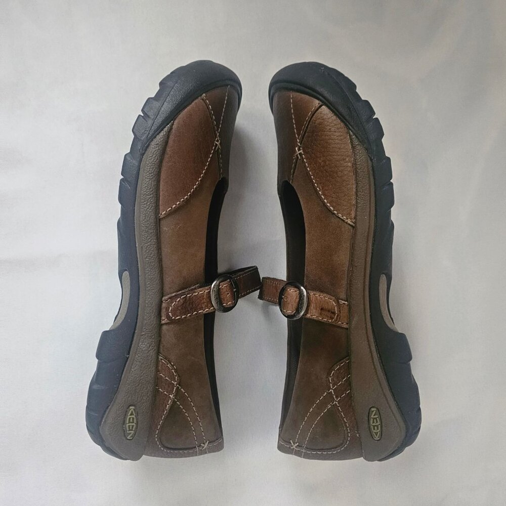 Keen Presidio Comfort Hiking Mary Jane Shoes Brown/Black Women's Size US 8.5 - Picture 6 of 9